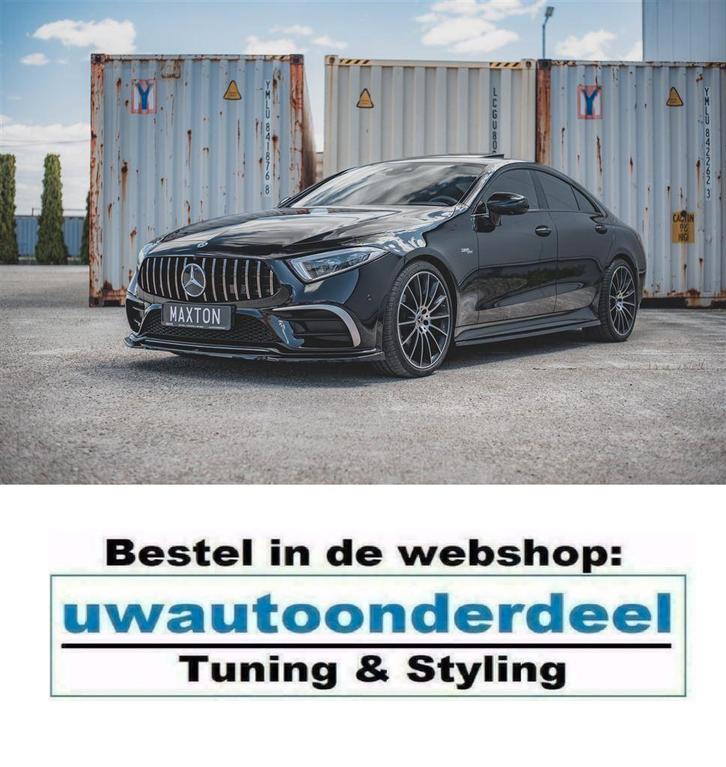 Maxton Design Spoiler Splitter Lip MB CLS 53AMG Line C257, Auto diversen, Tuning en Styling, Ophalen of Verzenden