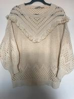 Summum woman prachtige trui met fringe maat L, Summum Woman, Beige, Maat 42/44 (L), Ophalen of Verzenden