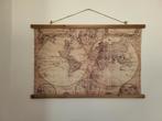 Mooie nostalgische wereldkaart, Huis en Inrichting, Woonaccessoires | Wanddecoraties, Ophalen, Zo goed als nieuw