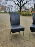 zwarte stoelen € 2,50 per stuk, Gebruikt, Ophalen