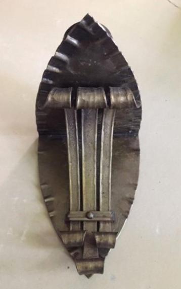 Console ijzer gesmeed art deco heiligenbeeld beeld christus beschikbaar voor biedingen