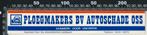 Sticker: Ploegmakers Autoschade - Oss (2), Verzamelen, Stickers, Verzenden, Zo goed als nieuw, Auto of Motor