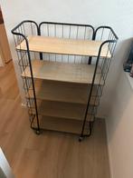 Zwarte Bakkerskast / Keukenrek kast rek bakkers rek, Huis en Inrichting, Ophalen, Gebruikt