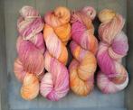 handgeverfde sokken wol GLITTER WATERIJSJE, Ophalen of Verzenden, Nieuw, Breien of Haken, Wol of Garen