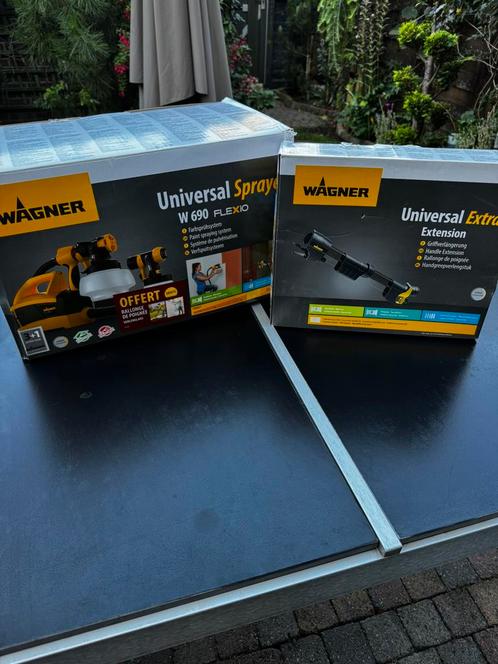 Wagner universal sprayer W690, Doe-het-zelf en Verbouw, Schildersmaterialen, Zo goed als nieuw, Verfspuit of Verfpomp, Ophalen of Verzenden