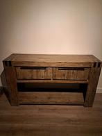 Mooie houten wand tafel / side table bassano, Huis en Inrichting, Tafels | Sidetables, Ophalen, 25 tot 50 cm, Rechthoekig, 100 tot 150 cm