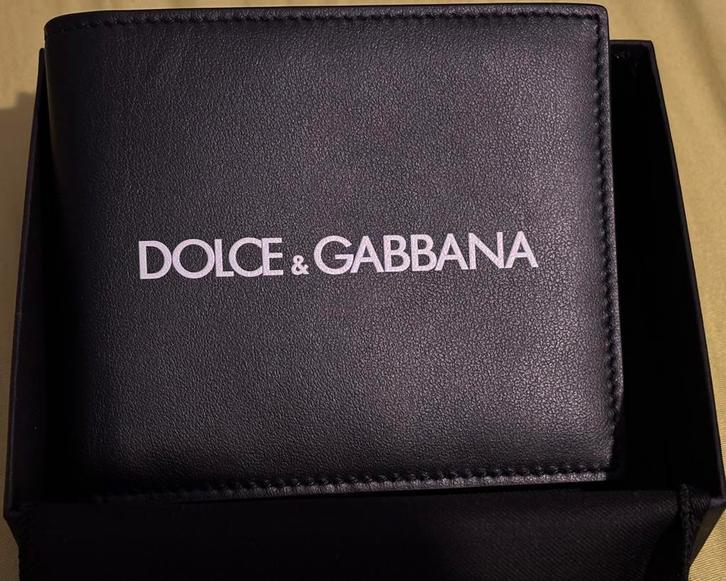 Dolce and Gabbana leren portemonnee en kaarthouder zwart, Sieraden, Tassen en Uiterlijk, Portemonnees, Nieuw, Dolce & Gabbana