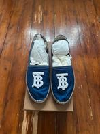 Burberry espadrilles - maat 44 - blauw - nieuwstaat, Kleding | Heren, Schoenen, Blauw, Ophalen of Verzenden, Zo goed als nieuw