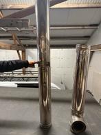 RVS rookkanaal, Gebruikt, Hoog rendement (Hr), Kachel, Minder dan 60 cm