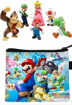 Super Mario poppetjes 6 stuks + bewaartasje NIEUW, Ophalen of Verzenden