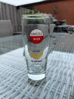 Oud Amstel glas dubbeldruk slijterij de korenaar, Verzamelen, Glas of Glazen, Ophalen of Verzenden, Amstel, Zo goed als nieuw