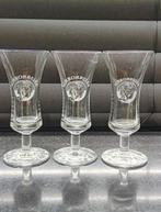3 Schrobbelèr glaasjes 5 cl, Ophalen of Verzenden, Zo goed als nieuw, Borrel- of Shotglas