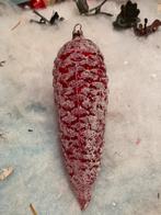 #kerst grote rode dennenappel kerstbal, Diversen, Kerst, T, Ophalen of Verzenden, Zo goed als nieuw, N