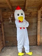 Te Huur: Kip-kostuum, Mascotte, Dieren, Carnaval, Ophalen of Verzenden, Zo goed als nieuw, Carnaval