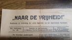 "Naar de Vrijheid" weekblaadje uit 1908, Verzamelen, Militaria | Algemeen, Ophalen of Verzenden, Overige soorten, Nederland, Boek of Tijdschrift