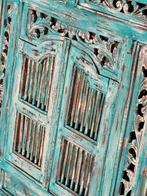 Shabby/Houtsnijwerk/Ibiza/Indisch/Spiegel/Luik, Ophalen of Verzenden