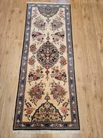Handgeknoopt perzisch tapijt loper ghom 210x80, 200 cm of meer, 50 tot 100 cm, Nieuw, Rechthoekig