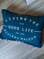 Riviera Maison kussen, Ophalen of Verzenden, Zo goed als nieuw, Rechthoekig