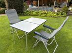 Campingtafel met 2 stoelen, Caravans en Kamperen, Ophalen, Gebruikt, Campingtafel