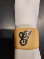 Brocante servetring bakeliet met zilveren letter G *eureka*, Antiek en Kunst, Ophalen of Verzenden