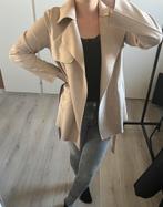 Suede jas, H&M, Beige, Nieuw, Ophalen of Verzenden