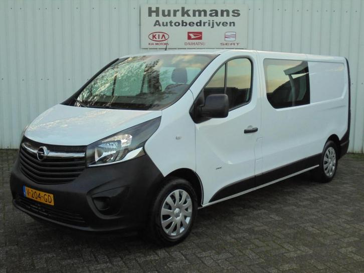 Opel Vivaro 1.6 LENGTE 2 DUBBELE CABINE 82.037 KM ! NL-AUTO, Auto's, Bestelauto's, Bedrijf, Te koop, ABS, Airbags, Airconditioning