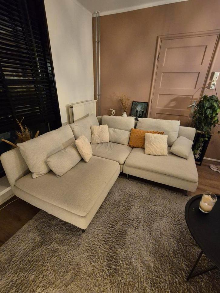 Ikea Soderhamn Hoekbank - 3 Elementen, Huis en Inrichting, Banken | Bankstellen, Zo goed als nieuw, Vierpersoons of meer, Ophalen