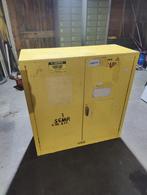 Kast, Justrite. Ontvlambare vloeistof opslag., Ophalen, Zo goed als nieuw