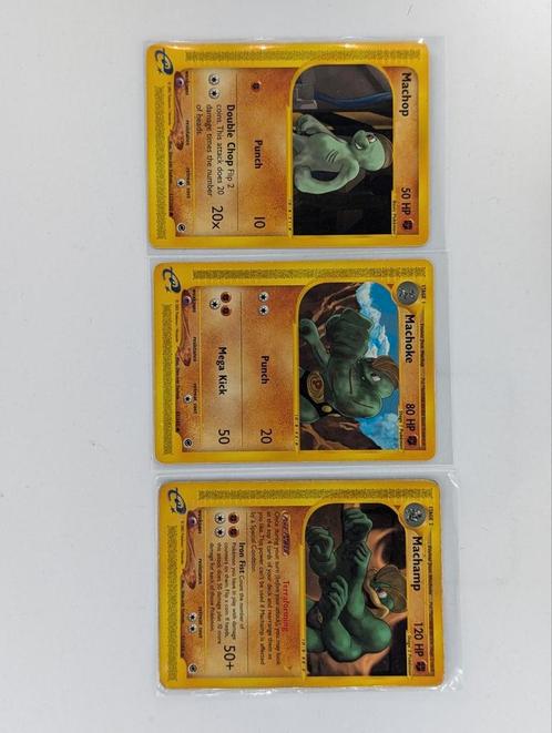 Expedition Machamp evolution line, Hobby en Vrije tijd, Verzamelkaartspellen | Pokémon, Zo goed als nieuw, Ophalen of Verzenden
