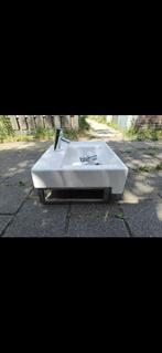 Wasbak 65m breed modern, Ophalen of Verzenden, Gebruikt, Chroom, Wastafel