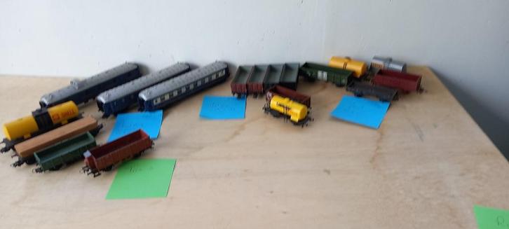 Diverse Merken wagons/rijtuigen, Hobby en Vrije tijd, Modeltreinen | H0, Zo goed als nieuw, Wagon, Gelijkstroom of Wisselstroom