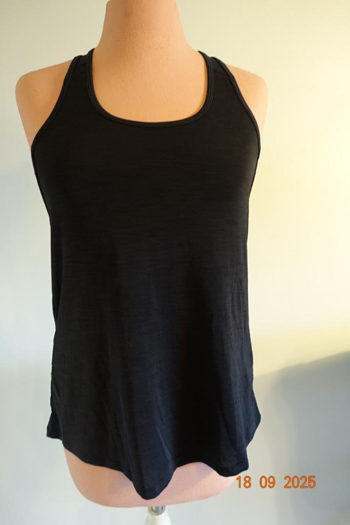 Zwarte sporttop met geïntegreerde bh van H&M, maat S, Kleding | Dames, Sportkleding, Zo goed als nieuw, Fitness of Aerobics, Maat 36 (S)