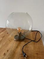 Glazen bol lamp, Ophalen, Gebruikt, Glas, Minder dan 50 cm
