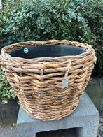 3 Rieten Manden  Bloempotten - Binnen, Ophalen, Gebruikt, Minder dan 30 cm, Minder dan 60 cm