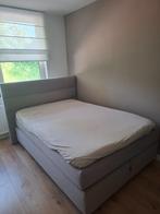 Karlsson boxspring 140x200 Taupe, Ophalen, Gebruikt, Overige kleuren, Tweepersoons