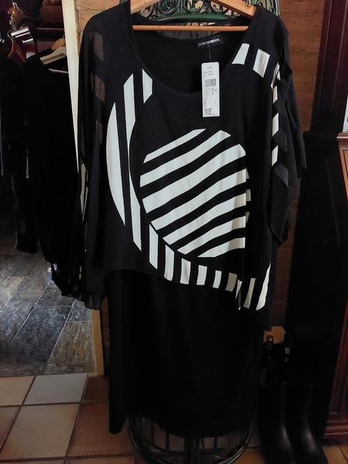 Jurk van het merk Doris Streich.  Maat 50, Kleding | Dames, Grote Maten, Nieuw, Jurk, Zwart, Verzenden