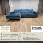GRATIS BEZORGEN | Mooi Blauwe Verlours Hoekbank, Huis en Inrichting, Banken | Bankstellen, Info@banxtel.nl, 3194DC, Gebruikt, Hoekbank