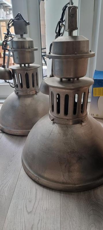 Industriële Rofra Hanglampen - Geborsteld Staal beschikbaar voor biedingen