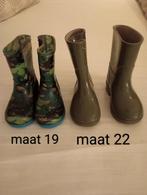 Regen laarsjes maat 19 en 22, Ophalen, Zo goed als nieuw, Jongetje of Meisje, Laarsjes