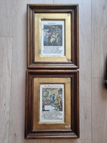 Vintage schilderijtje beschikbaar voor biedingen