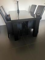 Tafel Graniet, Huis en Inrichting, Ophalen, Gebruikt, 4 tot 6 stoelen