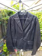 Jasje echt leer - maat L - Jeroen Besseling, Kleding | Dames, Zwart, Maat 42/44 (L), Ophalen of Verzenden, Gedragen