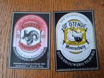 2 x bier etiket Moerenburg, ongebruikt, Ophalen of Verzenden, Nieuw, Overige typen, Overige merken