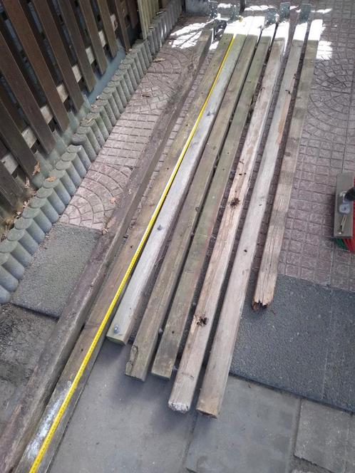 Paal Top Wood geschaafd 7 x7, Tuin en Terras, Palen, Balken en Planken, Palen, 250 cm of meer, Ophalen of Verzenden