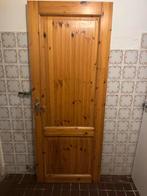 Houten binnendeur 196,5 x 77,7 cm met beslag, Doe-het-zelf en Verbouw, Deuren en Horren, Gebruikt, Minder dan 80 cm, Binnendeur