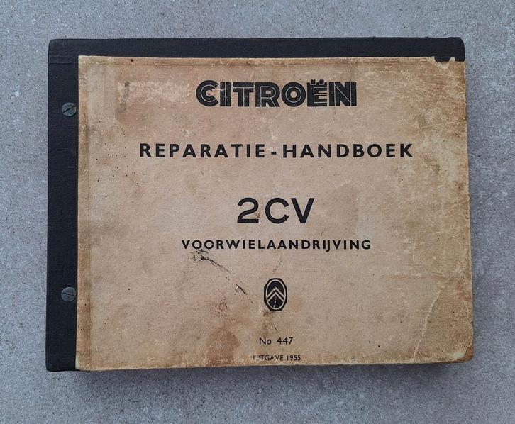 Zeldzaam Citroen 2CV Reparatie Handboek - 1955, Auto diversen, Handleidingen en Instructieboekjes, Ophalen of Verzenden