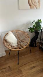 Rotan stoel zgan, Huis en Inrichting, Stoelen, Ophalen, Bruin, Riet of Rotan, Zo goed als nieuw