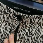 Expresso zwart wit zebra printje broek met ritsjes 34 37368, Expresso, ., Zwart, Ophalen of Verzenden