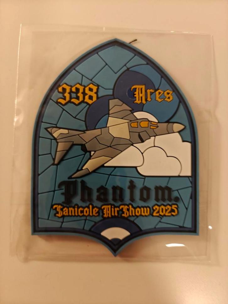 338 Sqn Griekenland Luchtmacht Patch Sanicole 2025, Verzamelen, Luchtvaart en Vliegtuigspotten, Nieuw, Patch, Badge of Embleem