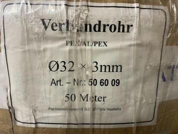 Meerlagenbuis, leiding voor warm en koud water, 50 meter. beschikbaar voor biedingen